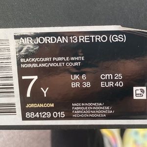 Jordan Retro 13 “Court Purple”